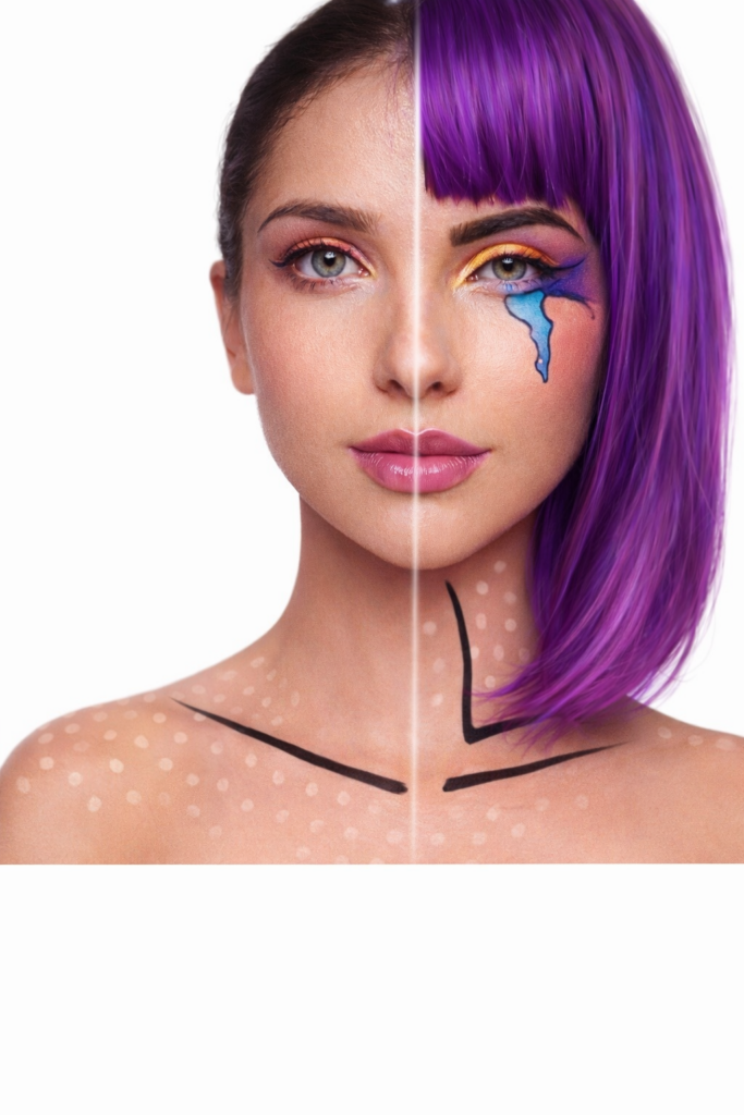 Facepainting adulte : thème au choix